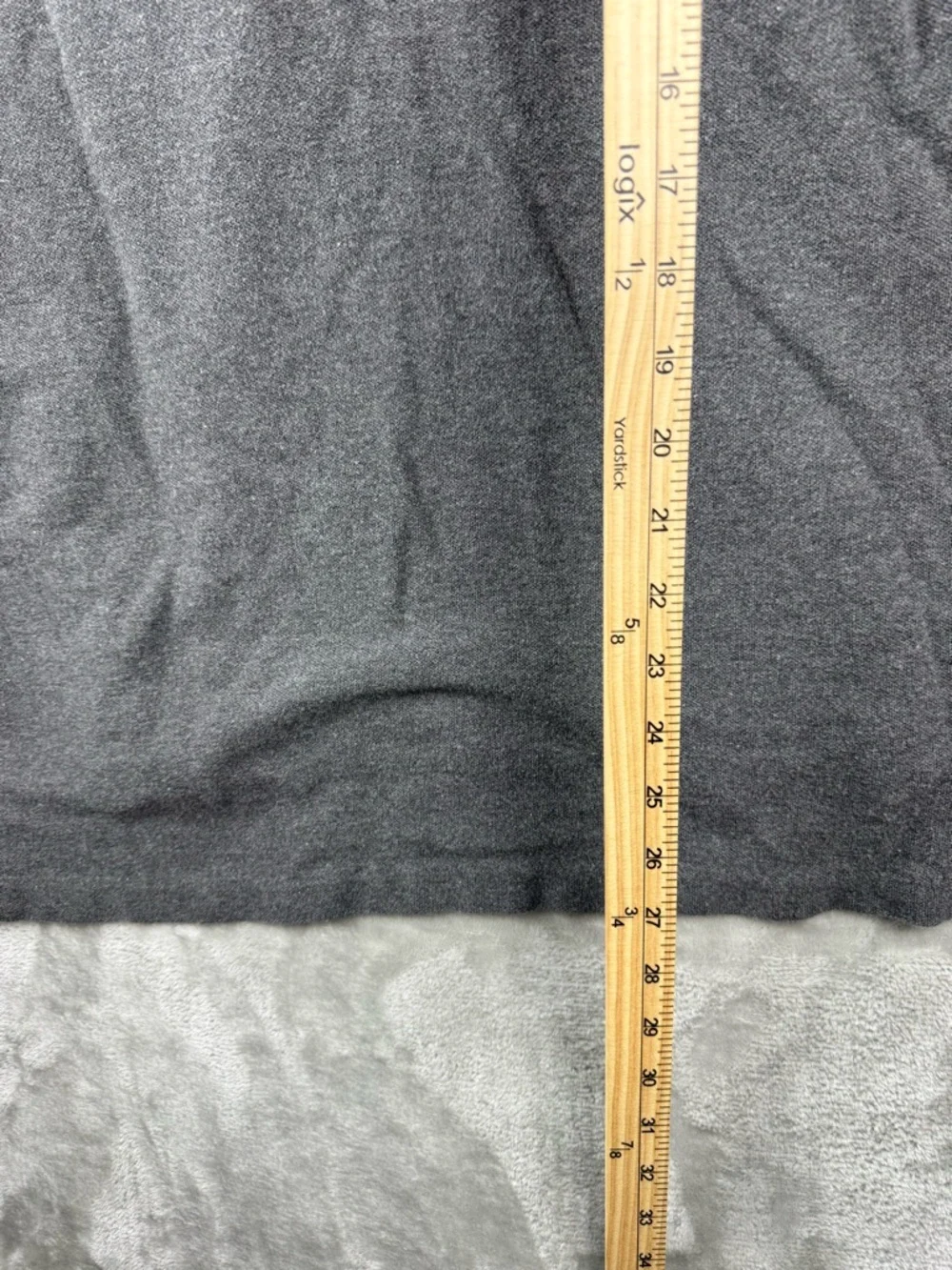 Vintage‎ Polo Ralph Lauren Long-Sleeve Grey Polo Shirt Utility